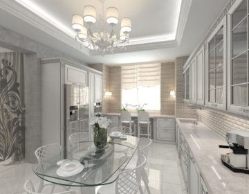 Фото современный ремонт кухни ЖК Традиция
